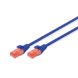 Network Cable Digitus CAT 6 U/UTP RJ-45 Cat6 3m Blue