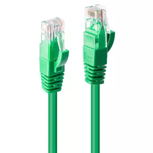 Tīkla kabelis Lindy 0.5m RJ-45 Cat6 U/UTP Zaļš