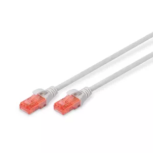 Сетевой кабель Digitus CAT 6 U/UTP patch cord RJ-45 Cat6 1м Серый