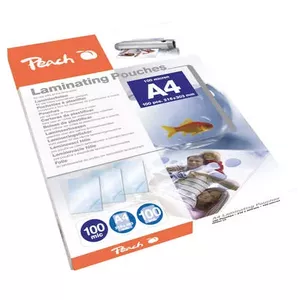 Laminating pouches PEACH PP500-02 for A4, 100 pieces