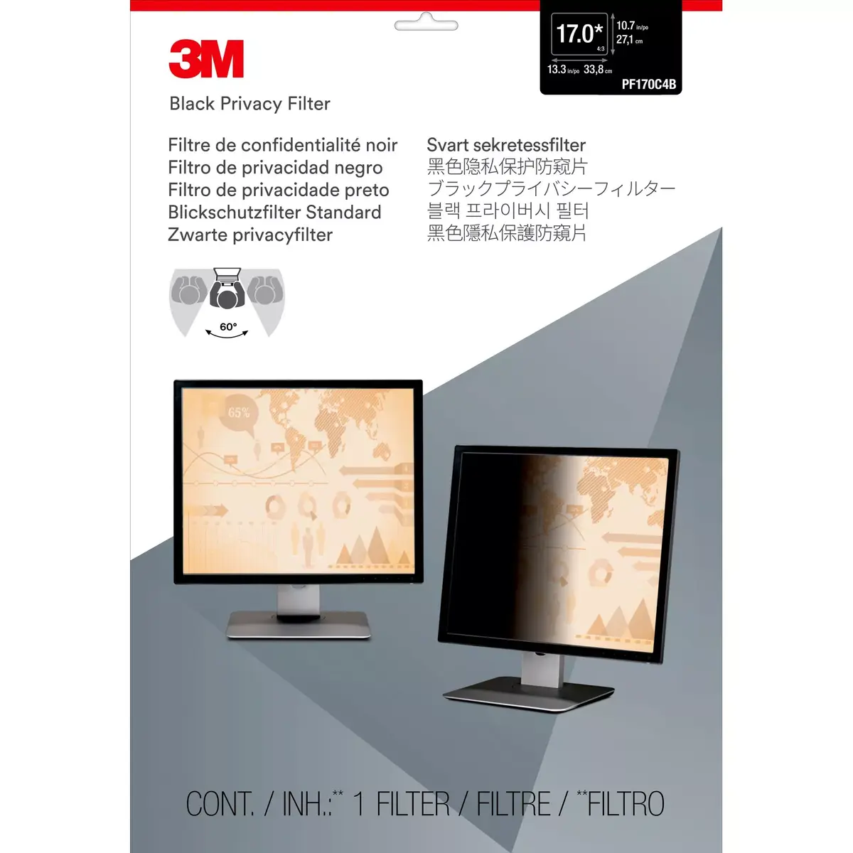 Фильтр конфиденциальности 3M PF170C4B Photo 2