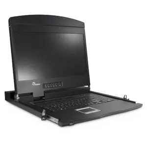 Rack Console Inter-Tech AS-9104 ULS 19" 1920x1080 Steel Black