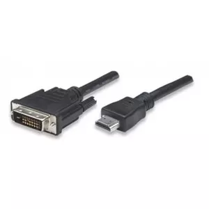 Techly ICOC-HDMI-D-010 video kabeļu aksesuārs 1 m DVI-D Melns