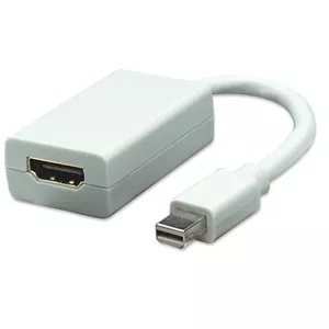 Адаптер-кабель TECHLY Mini DisplayPort — HDMI IADAP-MDP-HDMIF, 0,15 м, белый