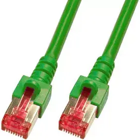 Network cable EFB Elektronik Cat6 S/FTP, 1.5 m, RJ-45 to RJ-45, green