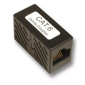 Переходник для кабеля EFB Elektronik 37487.1 RJ45 Cat.6 UTP черный