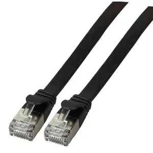 Сетевой кабель EFB Elektronik K5547SW.1 RJ-45 Cat6a 1 м Черный