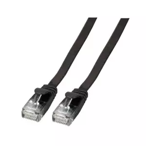 Networking cable EFB Elektronik K8107SW.0,5 RJ-45 Cat6a 0.5 m Black