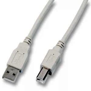 USB Cable EFB Elektronik USB 2.0 1m USB A USB B Grey