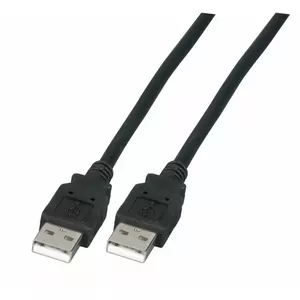EFB Elektronik K5204.0,5 USB kabelis 0,5 m USB 2.0 USB A Melns