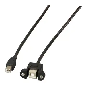 USB cable EFB Elektronik K5293SW.1,8V2 1.8m USB 2.0 Black
