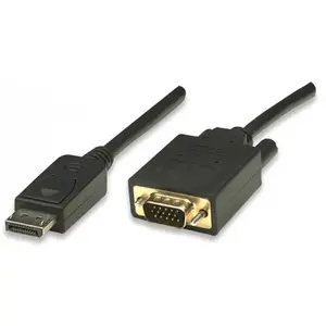 Video cable adapter Techly ICOC-DSP-V-018 1.8m VGA DisplayPort Black