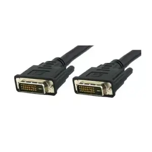 DVI cable Techly ICOC-DVI-811CF 10 m DVI-D Black