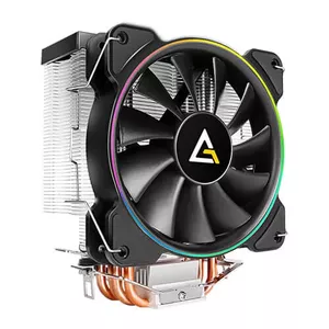 Antec A400 RGB Procesors Dzesinātājs 12 cm Melns, Vara krāsa, Metālisks