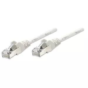 Intellinet Network Patch Cable, Cat5e, 2m, Grey, CCA, SF/UTP, PVC, RJ45, Gold Plated Contacts, Snagless, Booted, Lifetime Warranty, Polybag