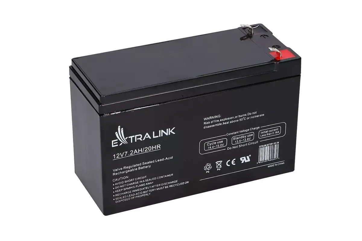 Extralink AGM 12V 7.2Ah UPS battery Photo 2