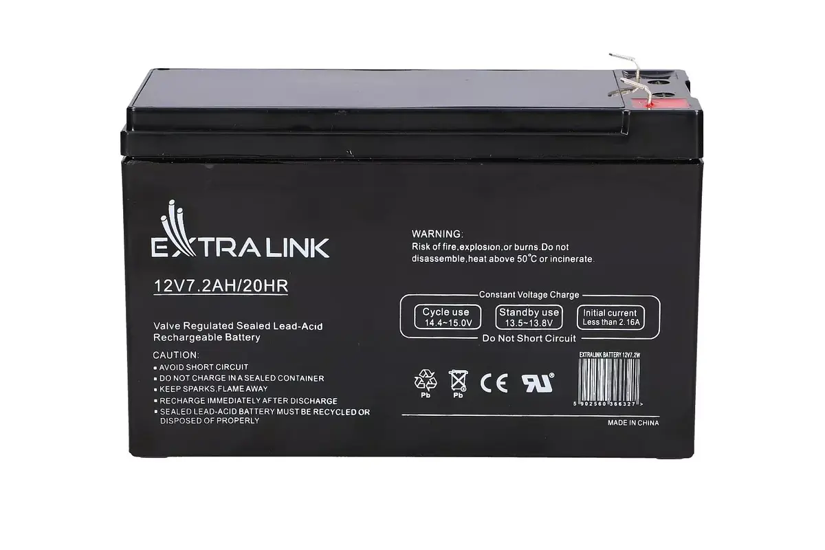 Extralink AGM 12V 7.2Ah UPS battery Photo 6