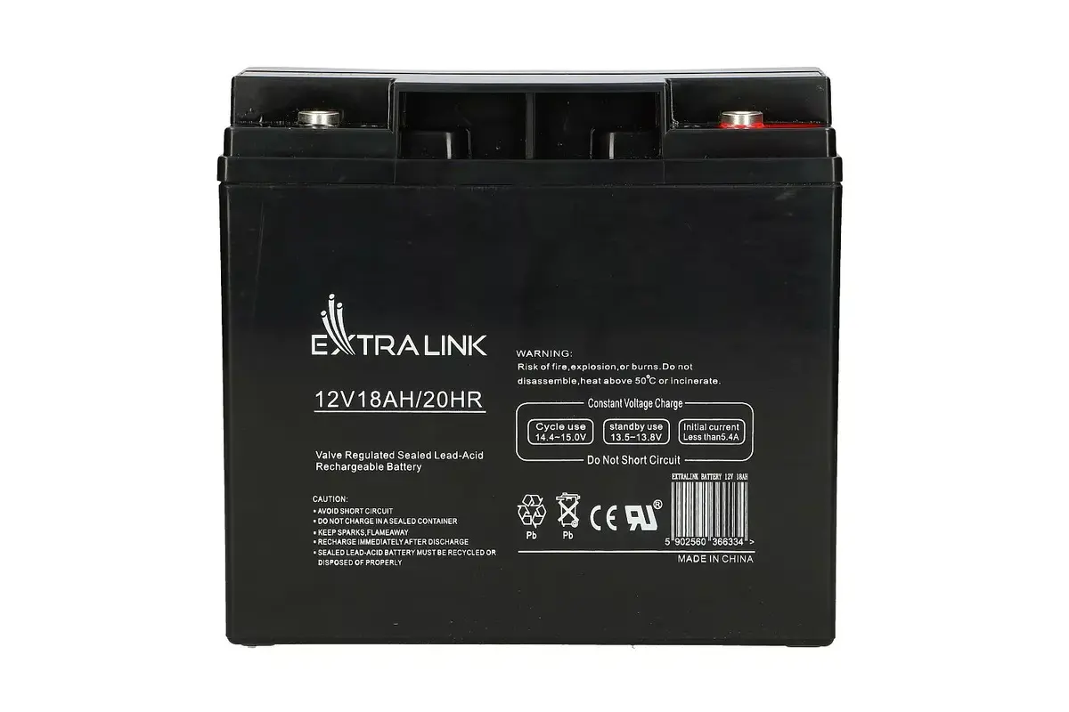 Extralink AGM 12V 18Ah akumulators Photo 2