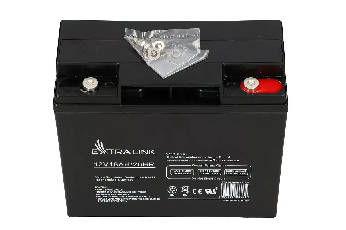 Extralink AGM 12V 18Ah akumulators Photo 5