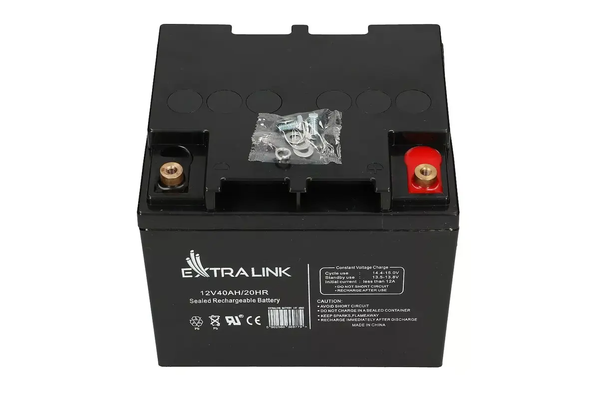 Extralink AGM akumulators 12V 40Ah Photo 2