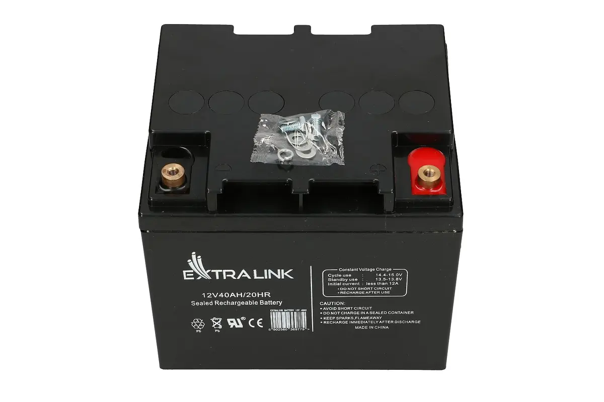 Аккумулятор Extralink AGM 12V 40Ah Photo 2