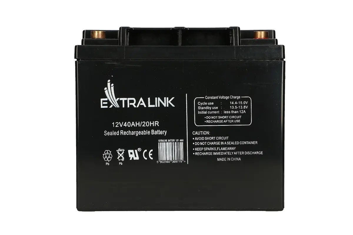 Аккумулятор Extralink AGM 12V 40Ah Photo 4
