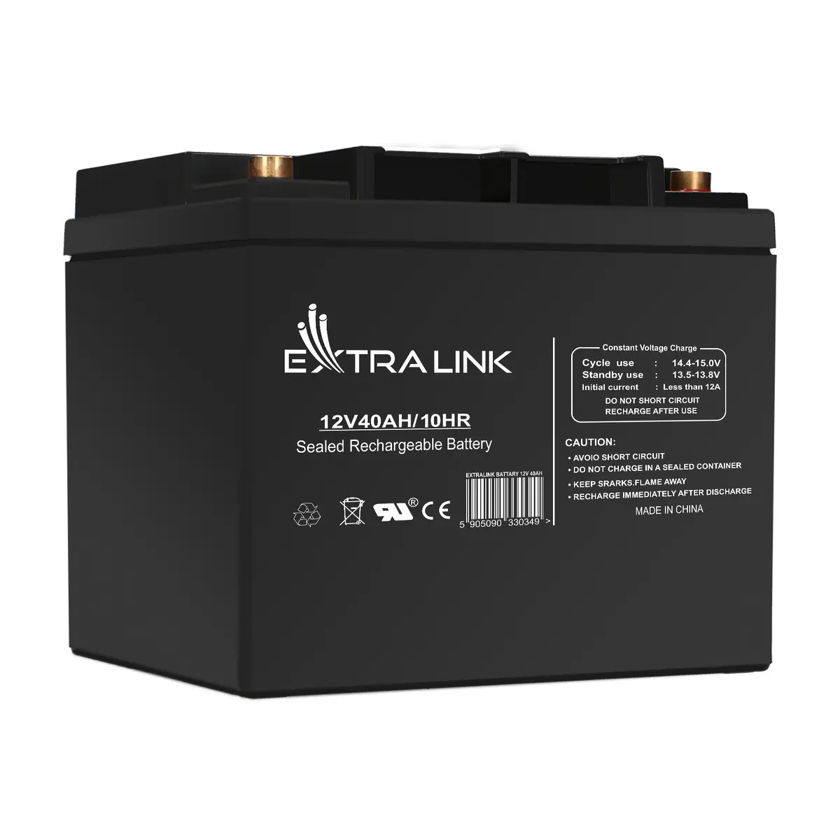 Аккумулятор Extralink AGM 12V 40Ah Photo 7