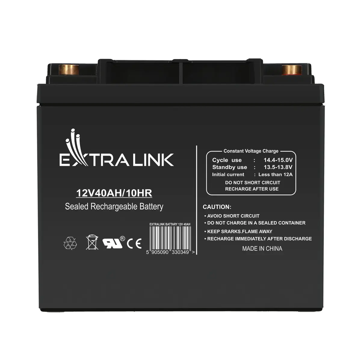 Аккумулятор Extralink AGM 12V 40Ah Photo 8