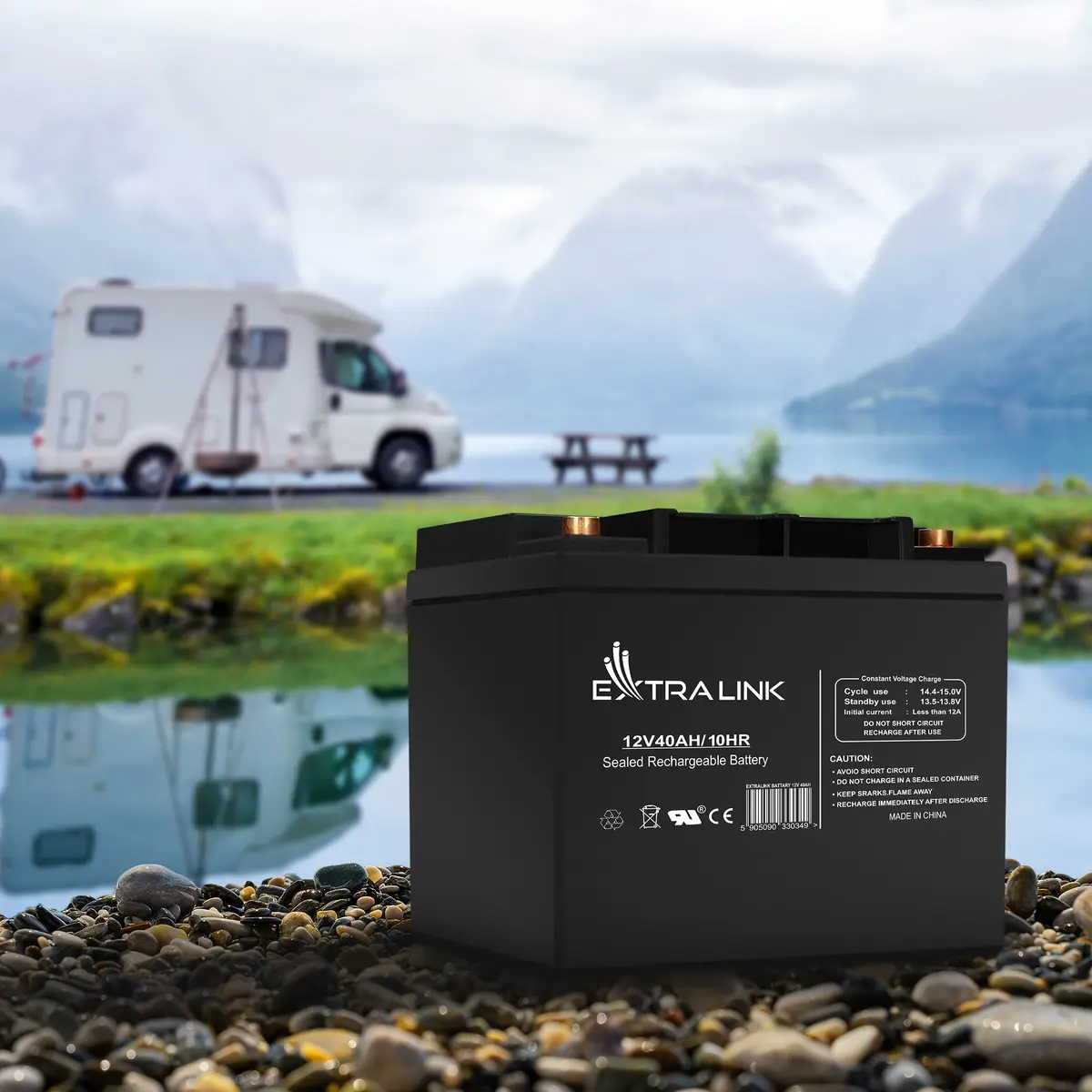 Аккумулятор Extralink AGM 12V 40Ah Photo 15