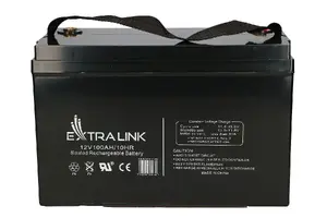 Akumulators AGM Extralink 12V 100Ah bez apkalpošanas