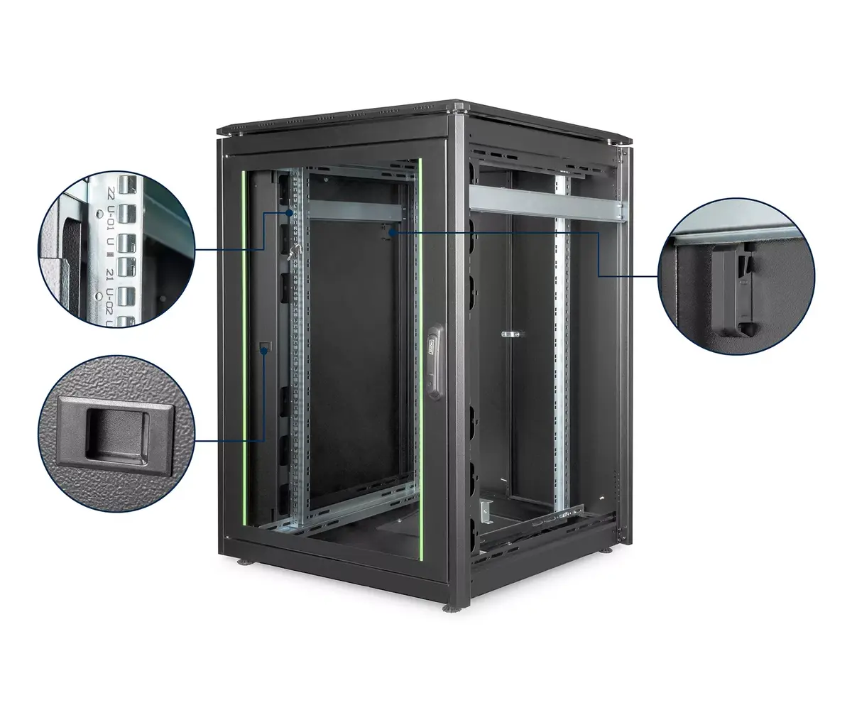 Freestanding rack Digitus ® DN-19 22U-8/8-B-1 Photo 3