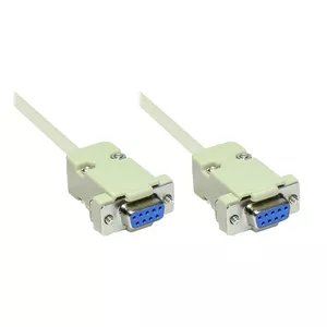 Serial Cable Alcasa 4609-FF2 Grey 1.8m 9-pin