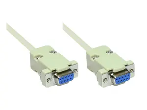 Good Connections Alcasa 4609-FF2 Serial Cable Grey 1.8 m 9-pin Male to Male
