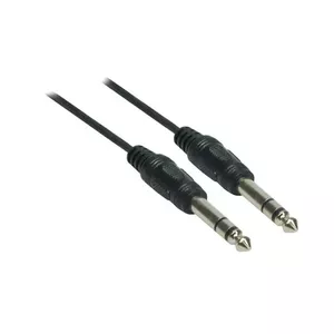 Audio kabelis 6.35mm Alcasa 1963-015 1.5m Melns