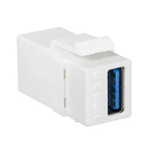 LogiLink NK0015 Keystone Module Flat White USB A 16.7mm