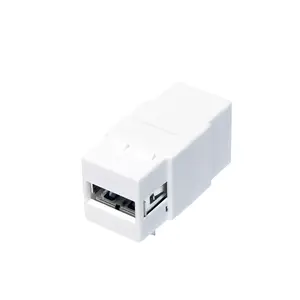 LogiLink NK0017 Keystone modulis USB A uz USB B adapteris, balts