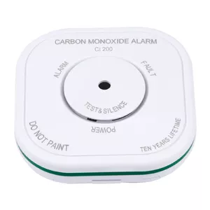 Gas detector Olympia 6121 — Carbon monoxide (CO), 85 dB alarm, battery powered (AAA 1.5V), white