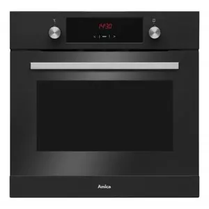 Built-in electric oven AMICA EB7541HB FINE, 65 L, 3100 W, black, touch and rotary controls