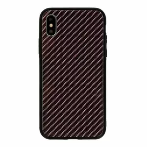 Smartphone protective case GreenGo Carbon Glass for iPhone XR — Dark Gray