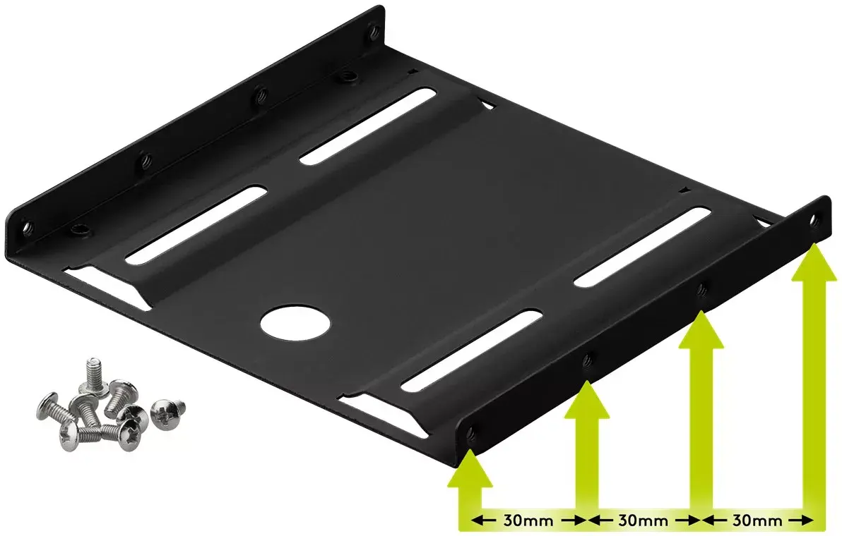 HDD Mounting Bracket Goobay 2.5 Inch to 3.5 Inch Photo 2