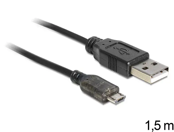 USB kabelis DeLOCK USB 2.0-A - USB micro-B Photo 2