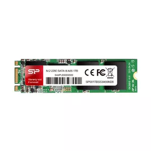 SSD M.2 1 TB Silicon Power SP001TBSS3A55M28 — SATA III, 560/530 MB/s, SLC, MTBF 1.5M h