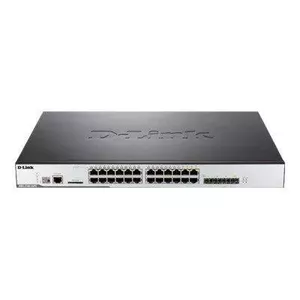 Tīkla slēdzis D-Link DWS-3160-24PC Pārvaldāms L2+ PoE 20x RJ-45, 48 Gbit/s, 1U