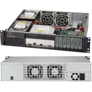 Server Chassis Supermicro SuperChassis 523L-505B 2U Black