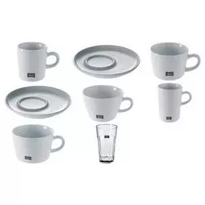 Glass Latte Macchiato set MELITTA M-Cups 0.33 l Lead Crystal, 130 mm height, set of 6