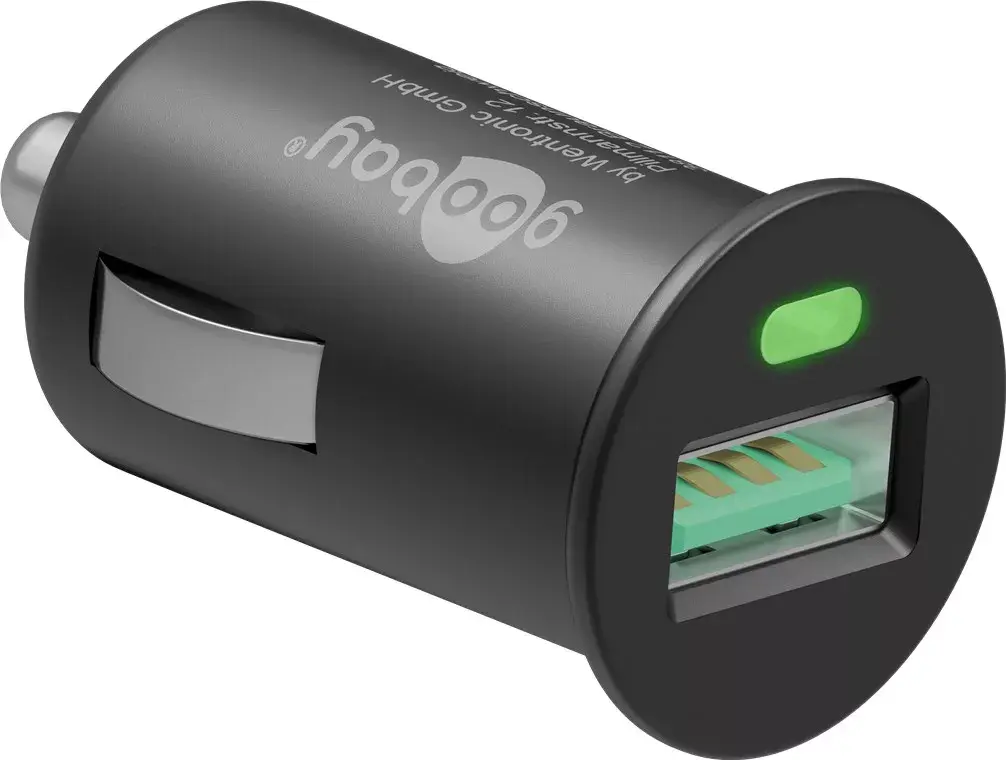 Transportlīdzekļa uzlādes adapteris Goobay 18 W Quick Charge 3.0 Photo 2