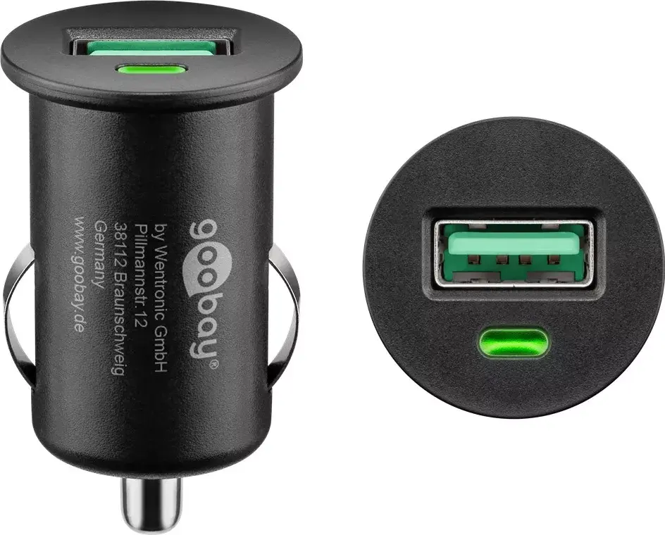 Transportlīdzekļa uzlādes adapteris Goobay 18 W Quick Charge 3.0 Photo 4