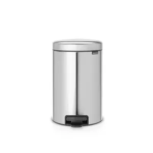 Trash Can Brabantia 112041 12 L Round Stainless Steel