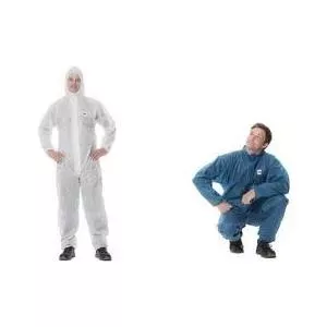 Aizsargvilciens 3M 4500WXL unisex balts izmērs XL, vienreizējās lietošanas aizsargapģērbs