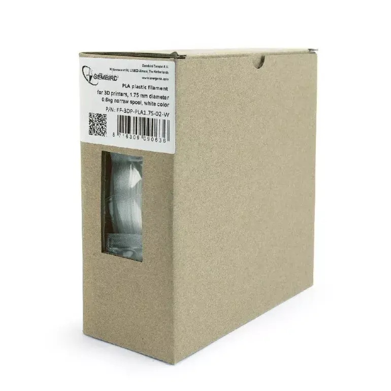 Filament Gembird PLA-plus white 1.75 mm Photo 4